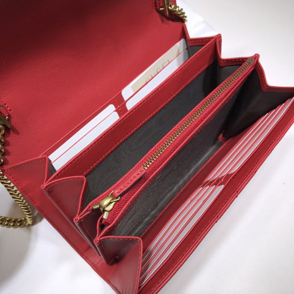 G*u*i gg marmont chain wallet