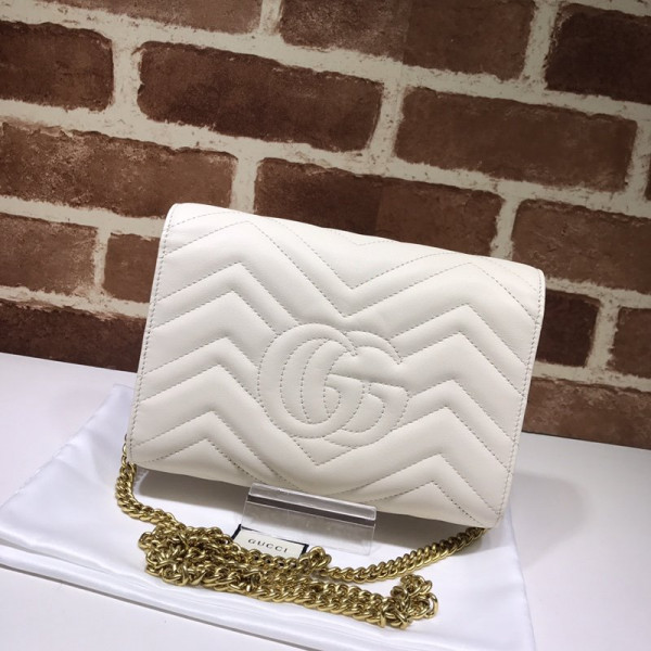 G*u*i gg marmont chain wallet