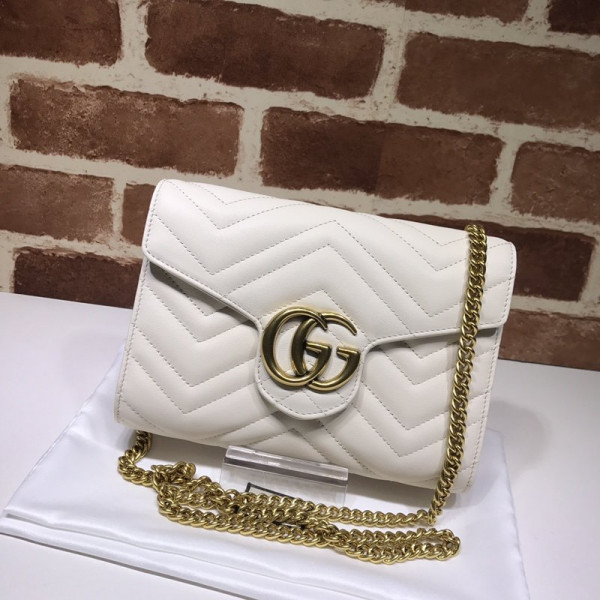 G*u*i gg marmont chain wallet