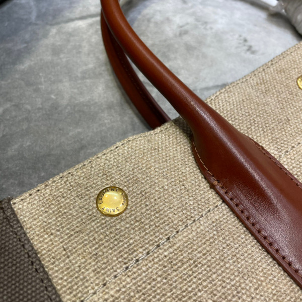 Y*L rive gauche n/s shopping bag in linen and cotton