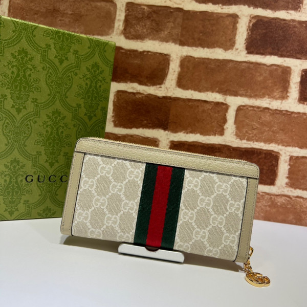 G*u*i ophidia gg zip around wallet