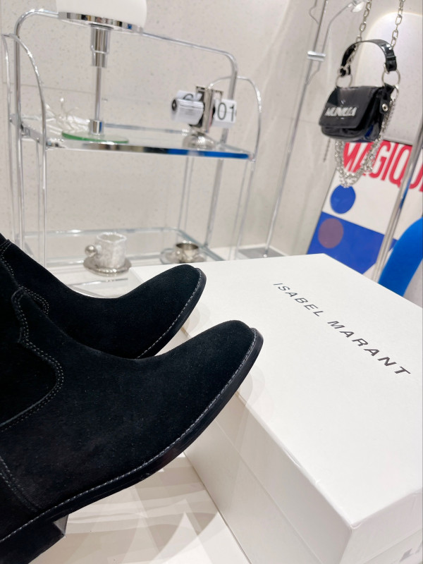 ISABEL MARANT SUSEE SUEDE ANKLE BOOTS