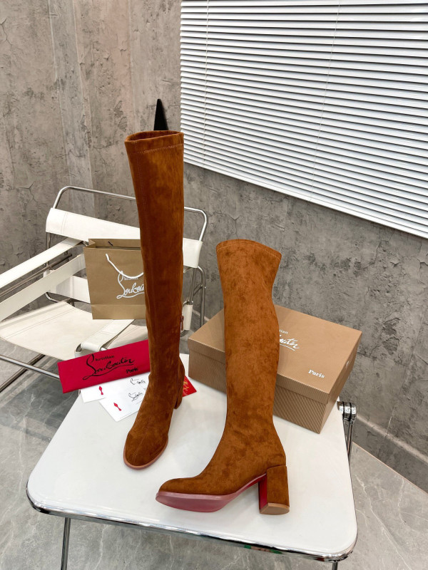 Ch**an louboutin high boots