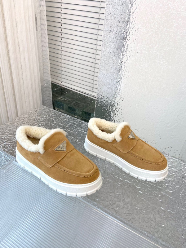 Pra*a suede loafer booties