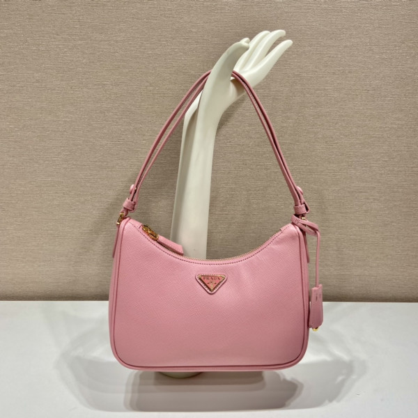 Pra*a re-edition saffiano leather mini bag