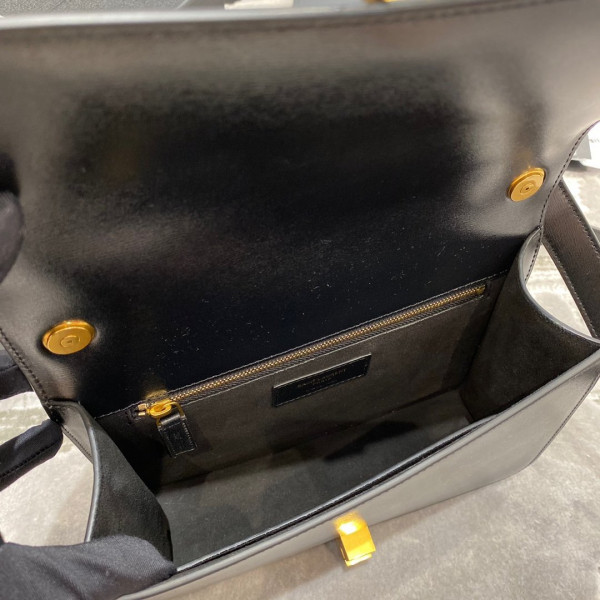 Y*L loulou carre satchel in smooth leather