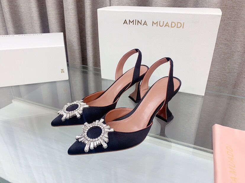 AMINA MUADDI Sling Heels