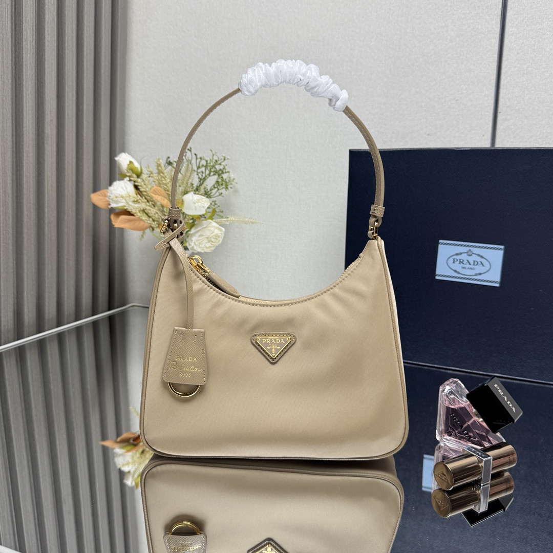 Pra*a re-edition 2005 re-nylon and saffiano mini bag